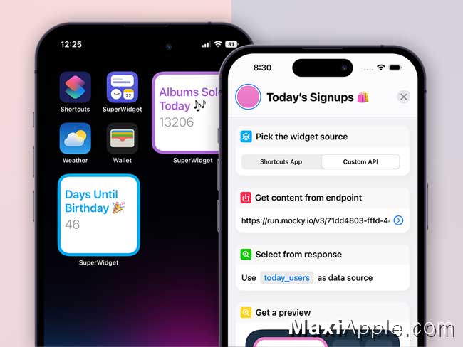 SuperWidget iOS