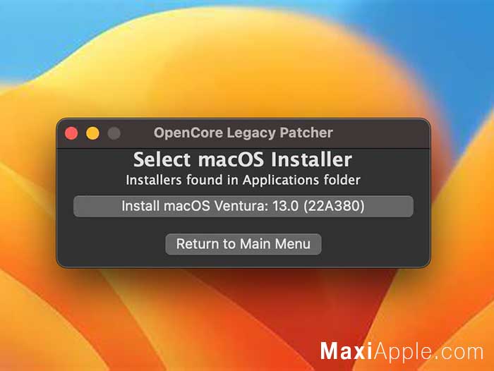 Comment Installer macOS 13