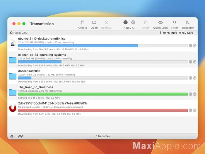 Transmission macOS