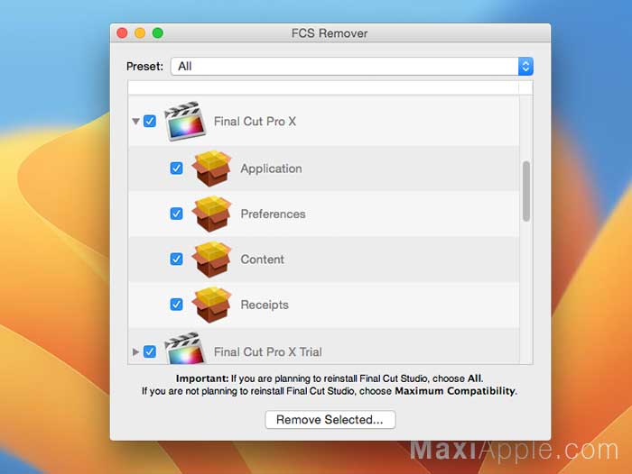 FCS Remover macOS
