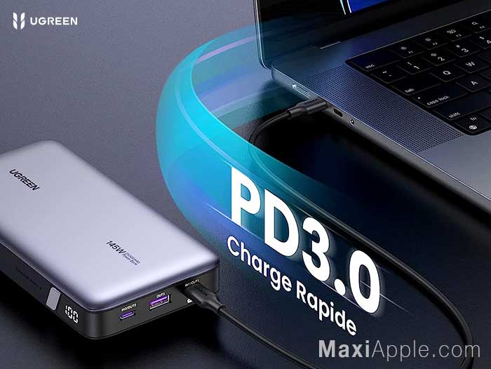 Ugreen 145W Power Bank, Batterie Externe pour l'Avion