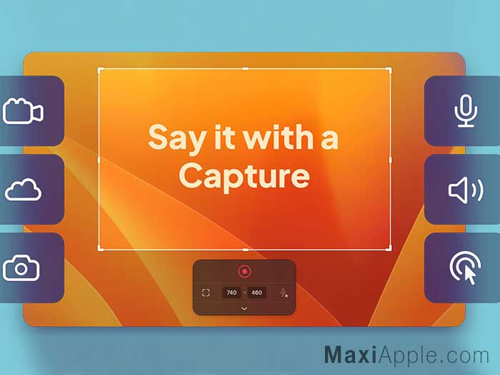 Capster macOS Capture Copie Ecran Photo Video