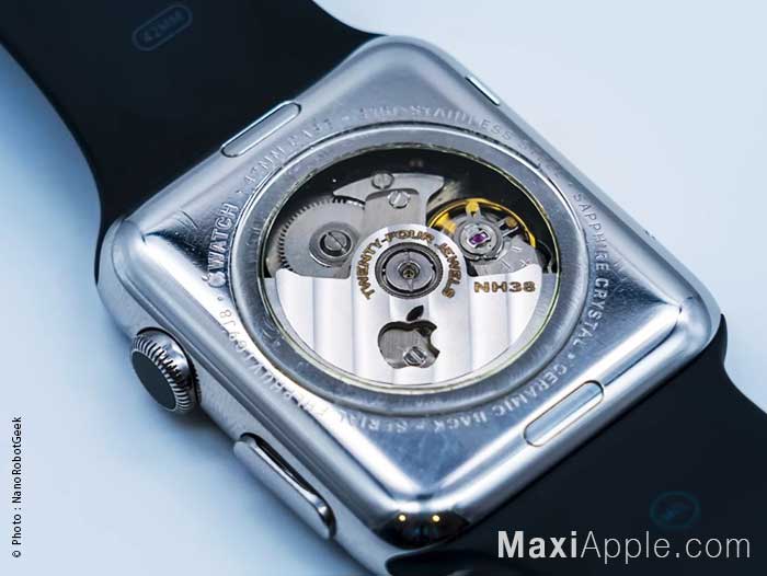 montre apple analogique mecanique