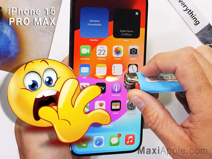 iPhone 15 Pro Max Titane Test Durabilite