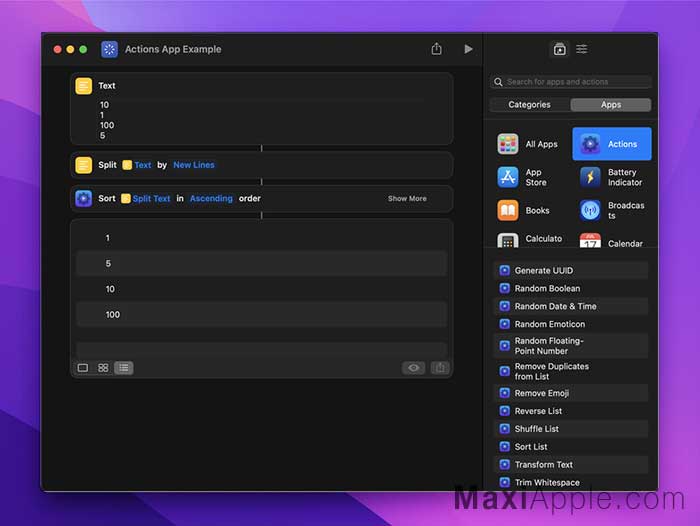 AI Actions App Mac iPhone iPad