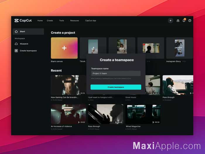 CapCut Business macOS