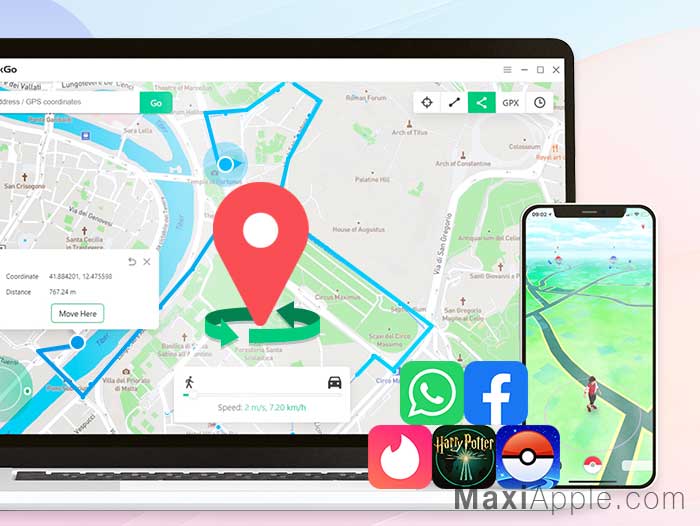 simuler localisation gps mockgo