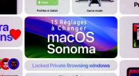 Réglages macOS Sonoma