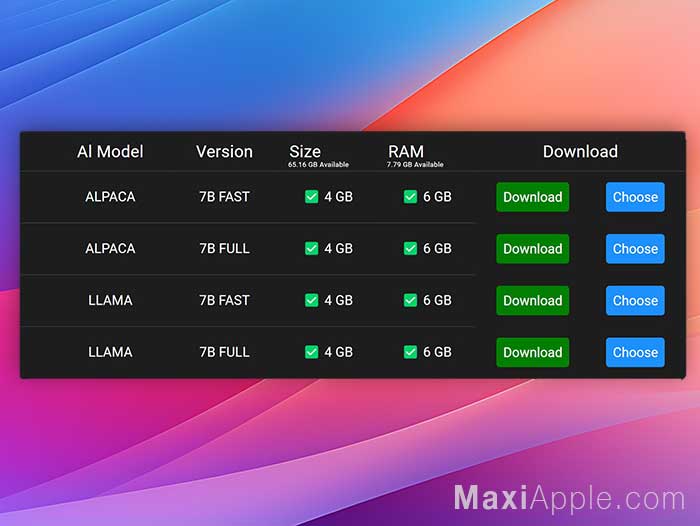 FreedomGPT macOS