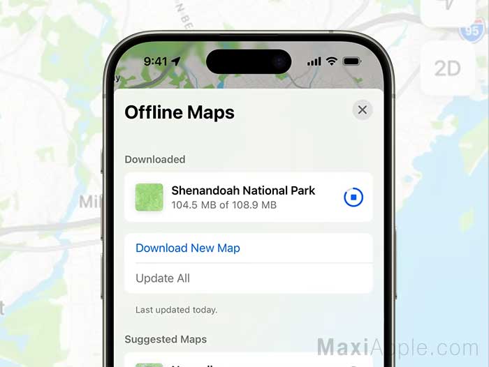 Voici Comment Utiliser les Cartes Apple Plans Hors Ligne