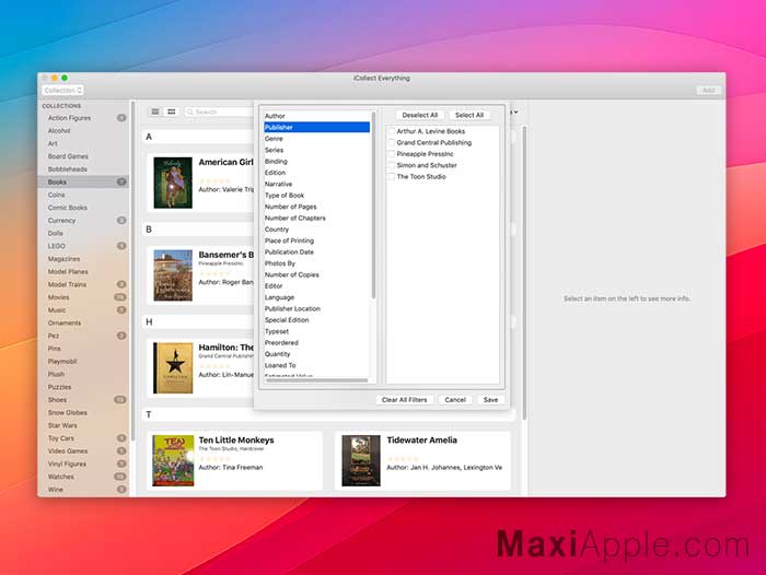iCollect Everything macOS iPhone iPad