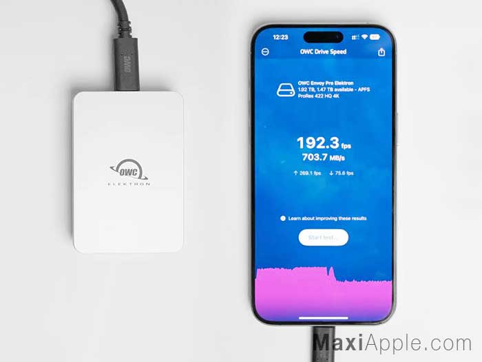OWC Drive Speed iOS