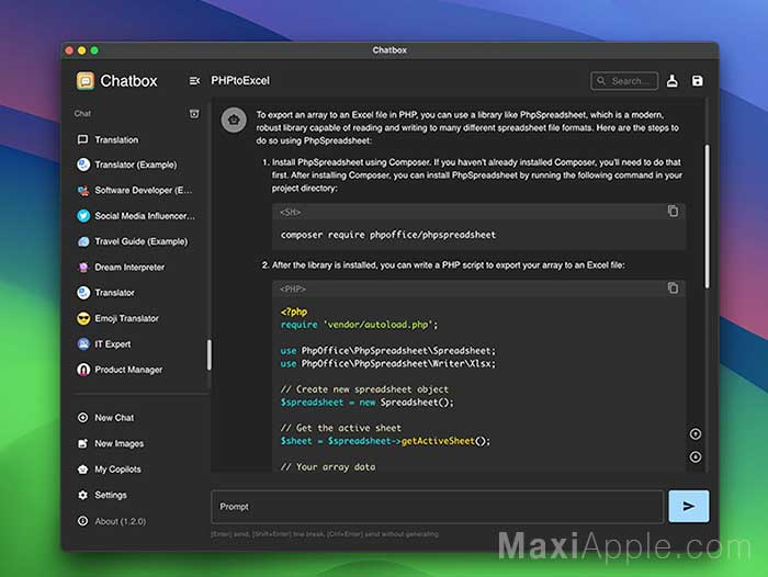 ChatBox macOS Windows