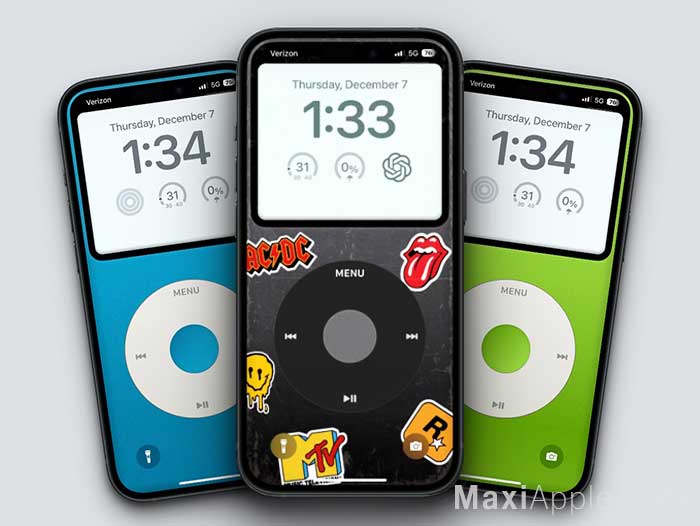 iPod Lock Screen Wallpapers Pack