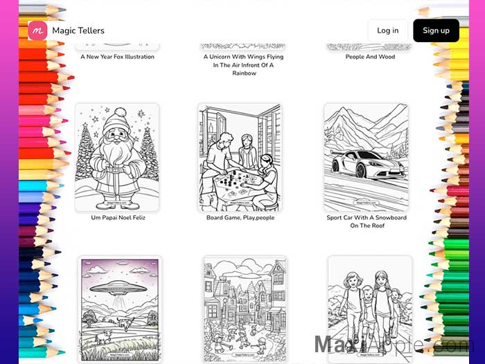 MagicTaller Coloring Pages