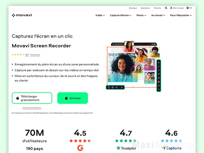 Movavi Screen Recorder Mac