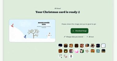 XMas Cards co uk carte de voeux personnalisée