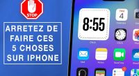 arreter choses iphone