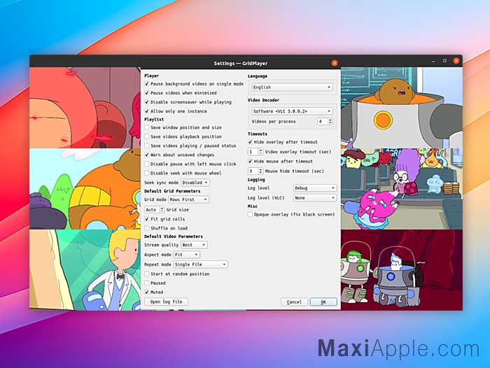 GridPlayer macOS