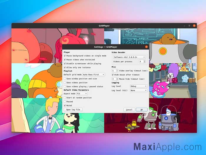 GridPlayer macOS