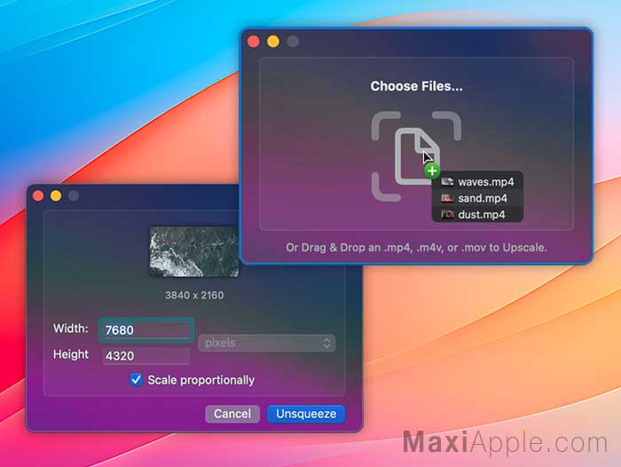 Unsqueeze macOS iPhone