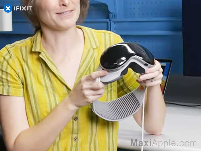 casque vr ar apple vision pro demontage demonter ifixit video 01 - Casque Apple Vision Pro, Démontage Complexe pour iFixit (video)