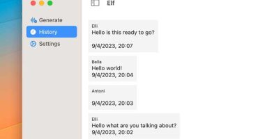 ELF macos