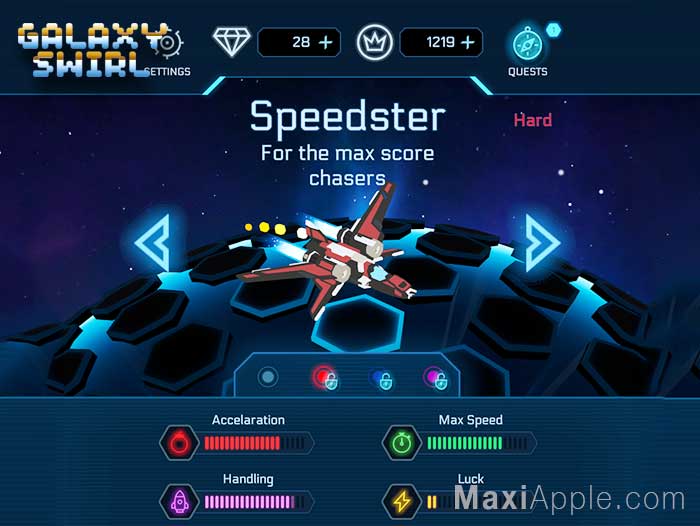 Galaxy Swirl Game iPhone iPad Free