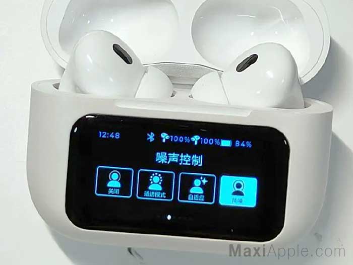 faux airpods ecran tactile