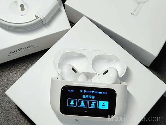 faux airpods ecran tactile