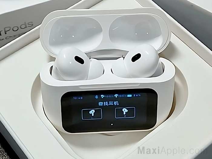 faux airpods ecran tactile