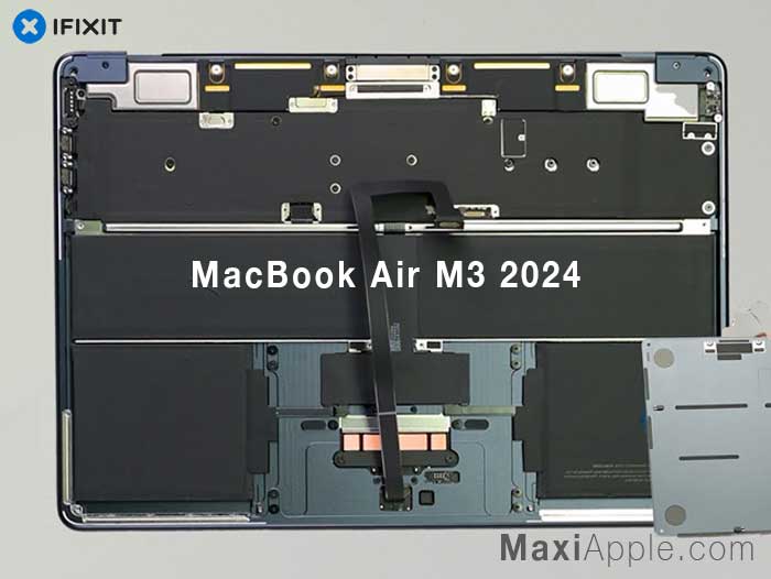 MacBook Air M3 Demonter iFixit