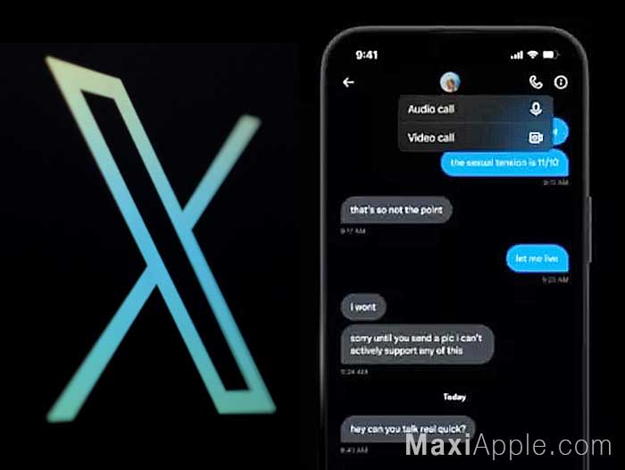X Twitter Appels Audio Video Mac PC iOS Android