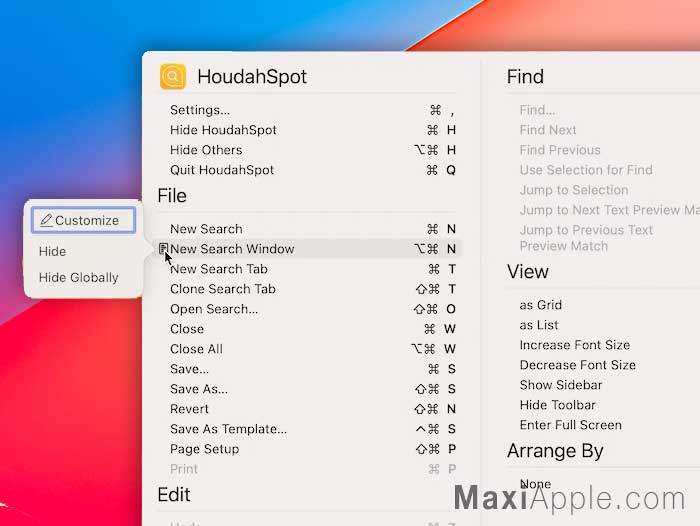CustomShortcuts macOS