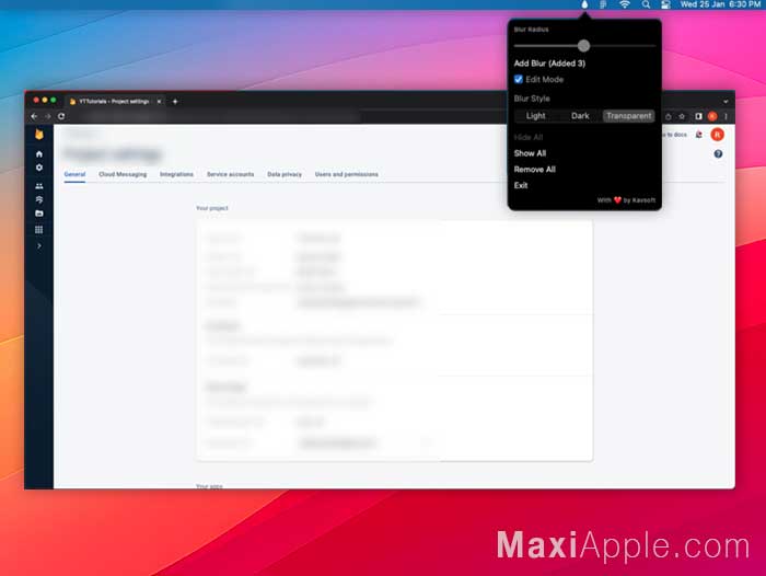 iBlurred macOS