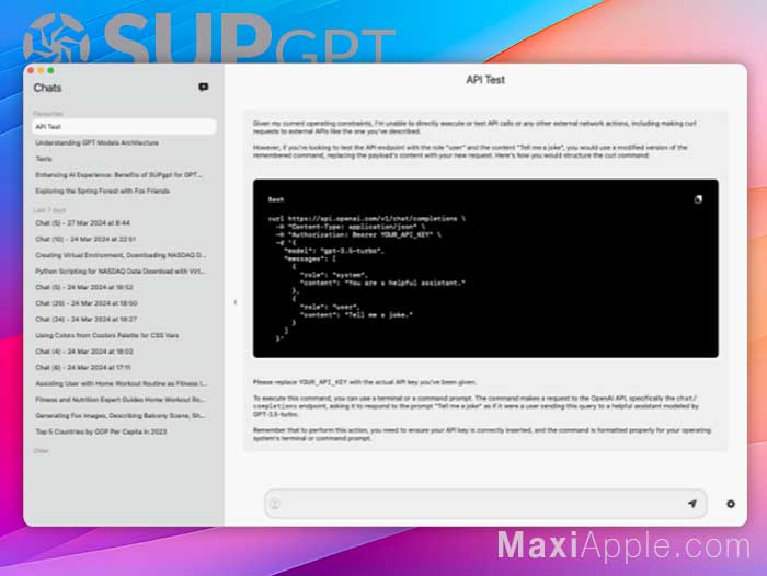 subGPT macOS