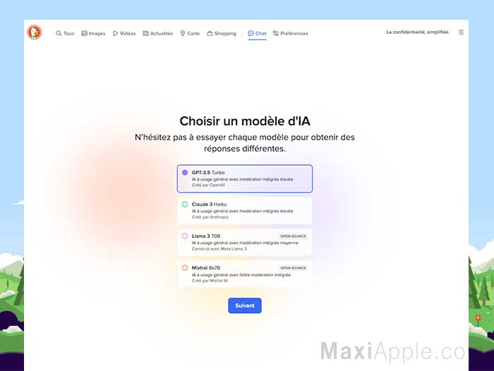 DuckDuckGo AI Chat Gratuit IA