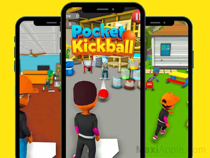 Pocket Kickball Jeu Foot iPhone iPad Android Gratuit