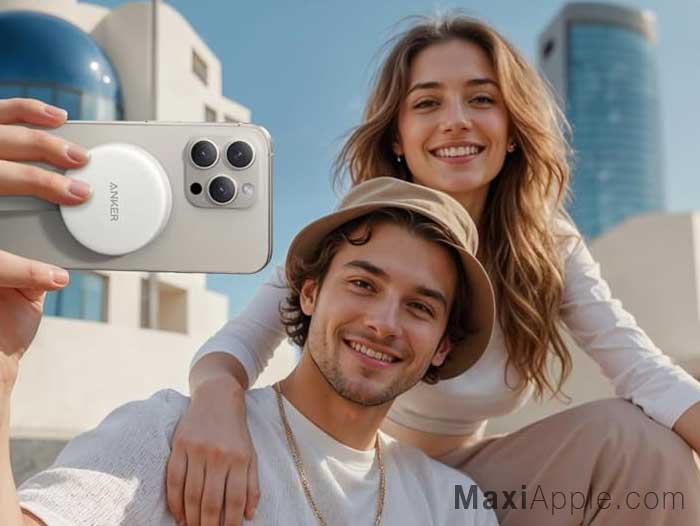 MagGo USB-C MagSafe Chargeur Lecteur SD iPhone 16