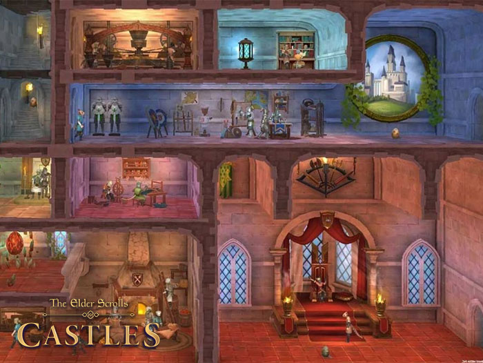 Jeu The Elder Scrolls Castles iPhone iPad Gratuit