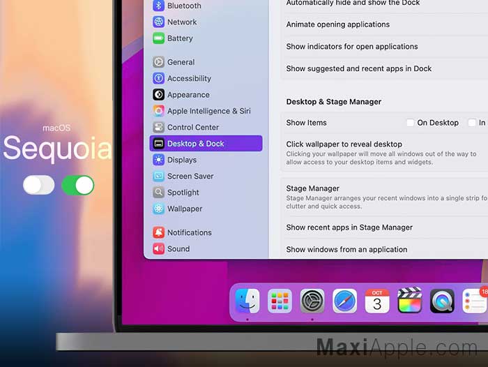macOS 15 Sequoia Parametres Reglages Modifier Changer Tuto Video