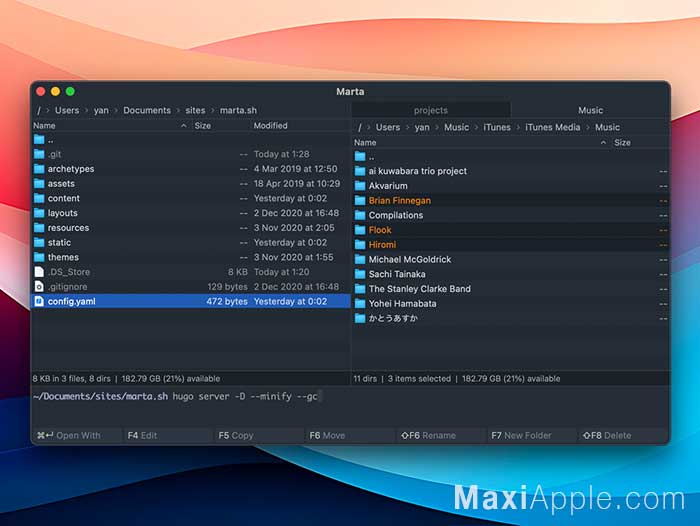 Marta macOS Gestion de Fichiers Alternative au Finder Gratuit