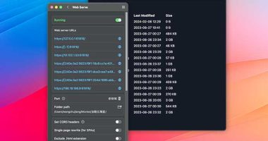 Simple Web Server macOS PC Windows Gratuit