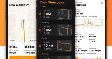 OutRun Fitness Tracker iO iPhone iPad Application Suivi Sport Gratuit