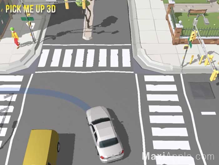 Pick Me Up 3D Taxi Game iPhone iPad iOS Android Jeu Gratuit