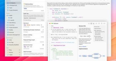 SnippetsLab macOS Gestionnaire de Codes de langages informatiques gratuit