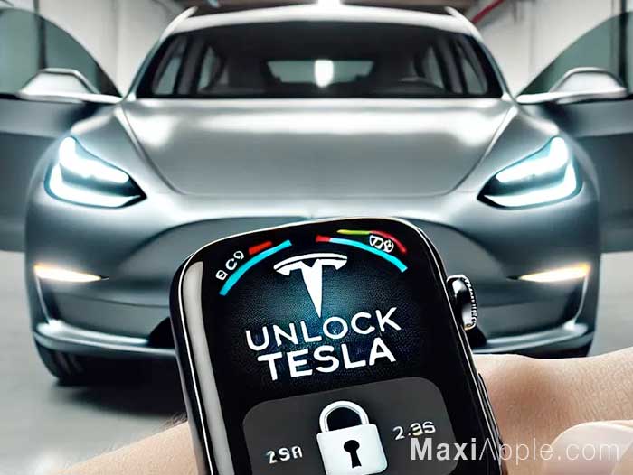 Tesla Apple Watch Application Officielle