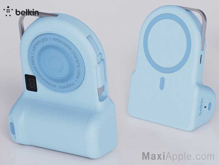 Belkin Stage PowerGrip iPhone Accessoires Prix Date Photo Declencheur