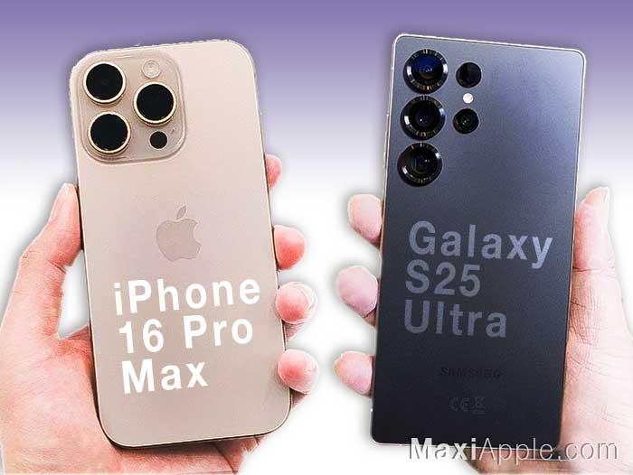 Comparatif, Galaxy S25 Ultra vs iPhone 16 Pro Max Video test