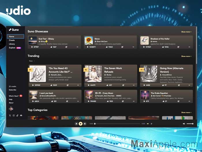 Udio AI Generateur Musique IA Intelligence Artificielle Gratuit en Ligne